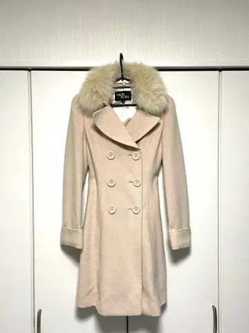 CECIIL McBEE 더블 브레스트 롱 코트