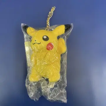 피카츄 봉제 인형 키링 약 13cm