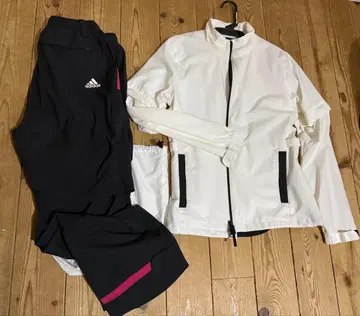 미사용 adidas 여성용 우비 세트