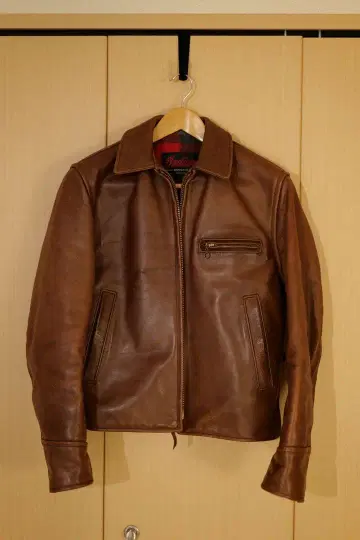 인디언 모터사이클 가죽 자켓 라이더스 사이즈 36