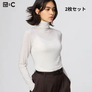 유니클로 울트라 웜 히트텍 캐시미어 블렌드 터틀넥 T