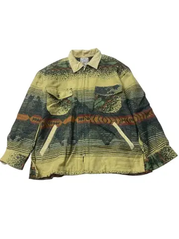 e177 GRANDEUR 네이티브 무늬 아메리칸풍 자켓