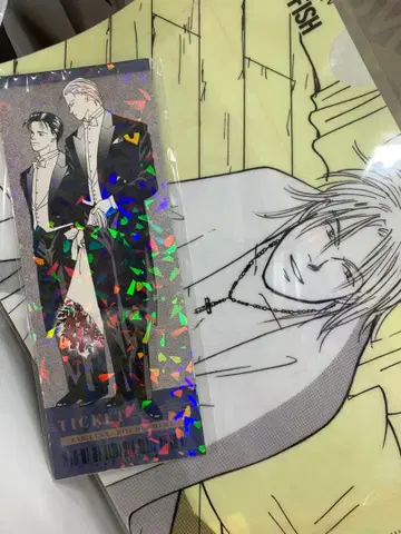 BANANA FISH 홀로그램 티켓풍 카드 클리어 파일