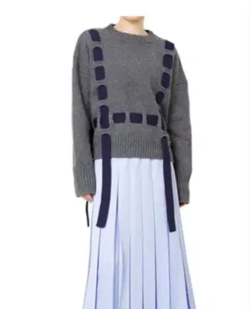 르쉘블루 Tape Detail Knit Tops 니트