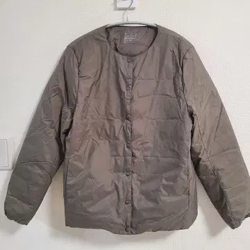 [ 새상품급 ] 무인양품 경량 다운 노카라 자켓 XL