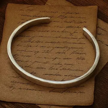 오픈 플레인 실버925 뱅글 팔찌 실버 v069