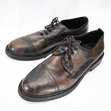 [ HYDROGEN ] 이탈리아제 카모 패턴 가죽 신발 44 가죽 신발