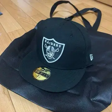NFL RAIDERS 59FIFTY 캡 블랙 7 1/2