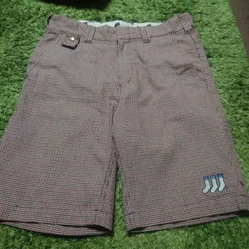 MXMXM 체크 무늬 숏팬츠