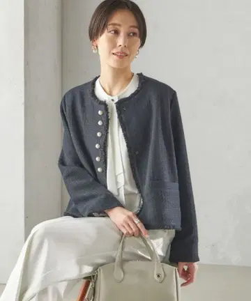 노카라 트위드 자켓 ships