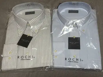ROCHI lINDIDUAL 버튼 다운 와이셔츠 2장 세트