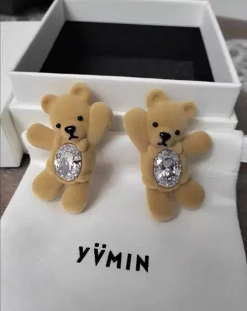 YVMIN 곰 헤어핀 헤어 클립 세트 페어