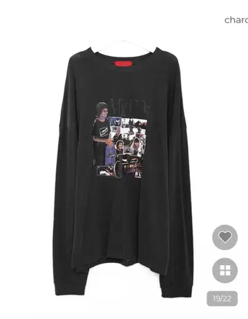 누구 미드 90s 그래픽 롱T