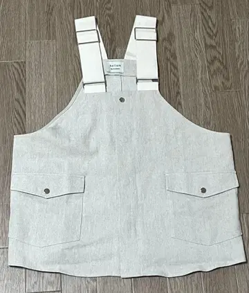 natiam 린넨 혼방 숄더 베스트