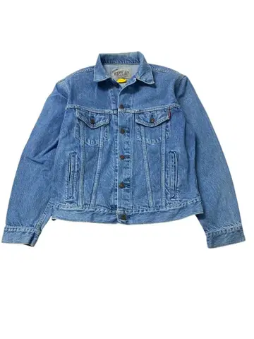 e178 EDWIN 라이트 블루 데님 자켓