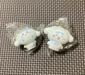 치이카와 산리오 콜라보 플로키 키링 하치와레 시나몬