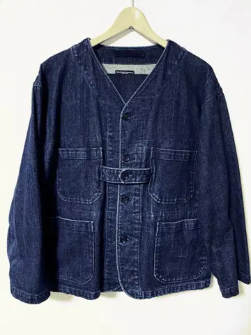 ENGINEERED GARMENTS 브로큰 데님 셋업
