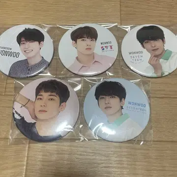 세븐틴 원우 팝업 캔뱃지 5개 세트