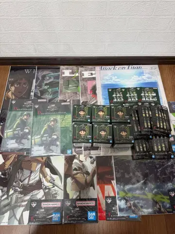 제일복권 진격의 거인 D상 F상 G상 H상 I상 하위상 묶음 판매 세트