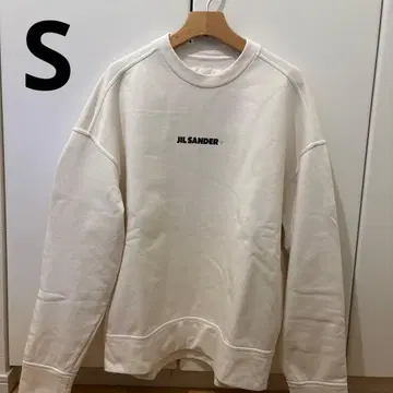 질 샌더 플러스 맨투맨 화이트