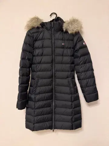 TOMMY JEANS 블랙 다운 자켓