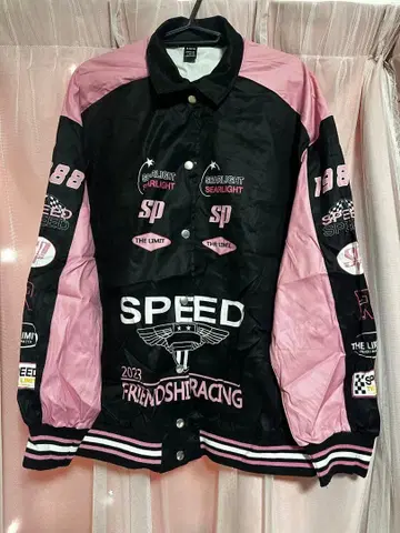 StreetHX 컬러 블록 드롭 숄더 자켓