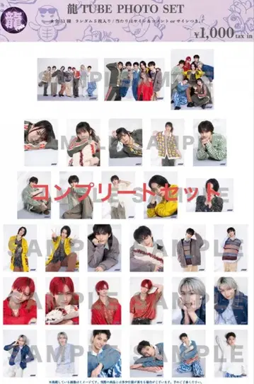 류구조 류TUBE 브로마이드 31종 컴플리트