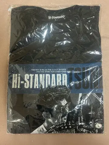 츠네오카 아키 Hi-STANDARD 셔츠 L 사이즈 새상품