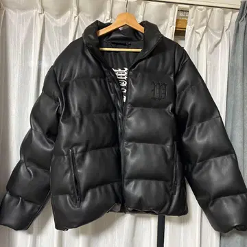 wasted paris 블랙 패디드 자켓 다운 자켓