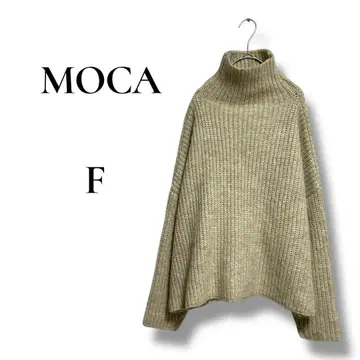 모카 터틀넥 니트 무지 심플 캐주얼 루즈핏