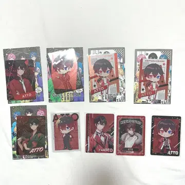 AMPTAKxCOLORS 랜덤 카드 컬렉션 앗토군 9점 세트