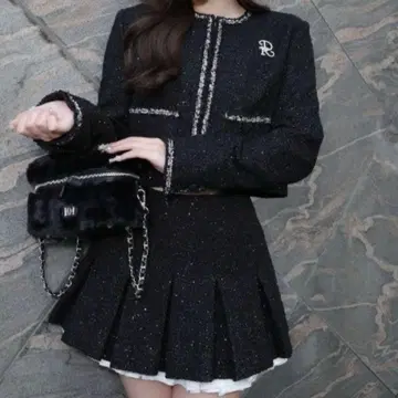 Darich 스팽글 트위드 자켓 스커트