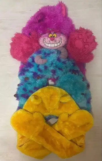 디즈니 머플러 선착순 체셔 고양이 샐리 팬캡 4종 세트