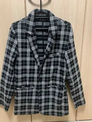 Belinda 체크 무늬 테일러드 자켓 L 사이즈