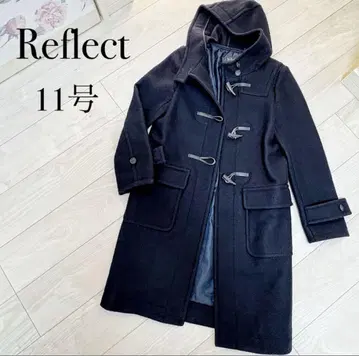 Reflect 네이비 더플 코트 클래식 디자인 고급