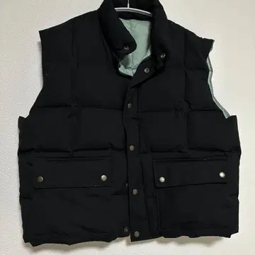 Tit tap 블랙 다운 베스트 퀼팅