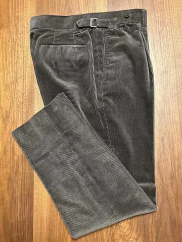 링자켓 다크 그레이 코듀로이 트라우저