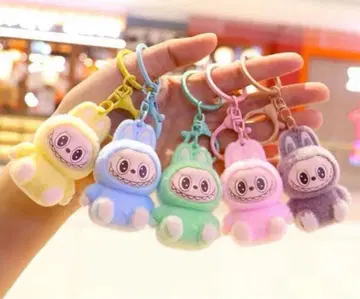 러브부 봉제 인형 키링 전 5색 세트 즉시 구매 OK