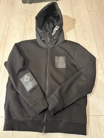 블랙 후드티 REPLAY 리플레이 FUNCTION 1981