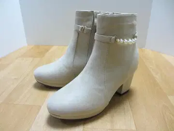 [ 새상품 ] 마후모후 펄 숏부츠 BE M / 23cm-23.5cm