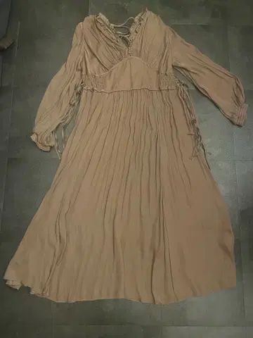 snidel 베이지 롱 드레스