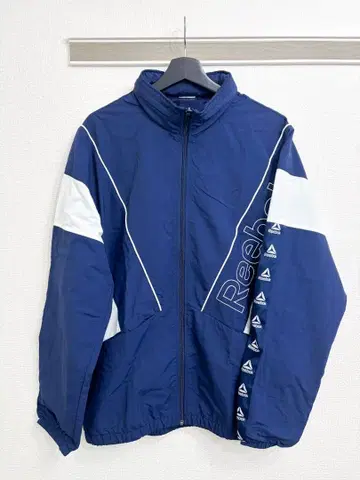 Reebok 나일론 자켓 트랙 자켓 네이비/화이트