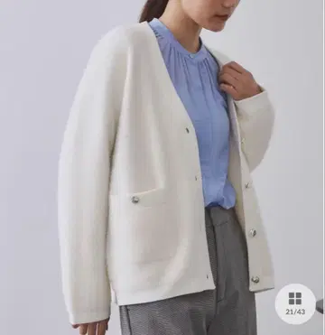 [ 새상품 ] OPAQUE.CLIP 페더얀 가디건