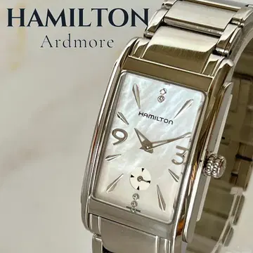 [ 가동품 ] HAMILTON 아드모어 4P 다이아 쉘 여성용 손목시계