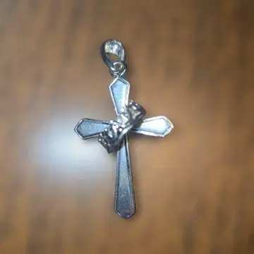 실버 십자가 펜던트 탑