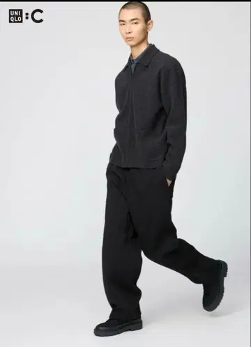 11월 구매 인기 유니클로 C 스웨트 팬츠 블랙 미사용품