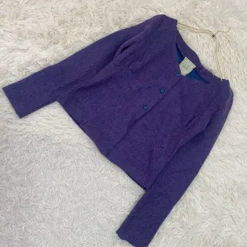 Sybilla 가디건 퍼플 40 사이즈 오샤레 내추럴 돌려입기