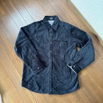 Yin & Yang 다크 네이비 코듀로이 셔츠 S