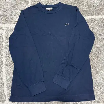 새상품급 LACOSTE 네이비 긴팔 티셔츠 US S