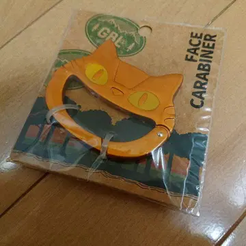 고양이 버스 카라비너 오렌지